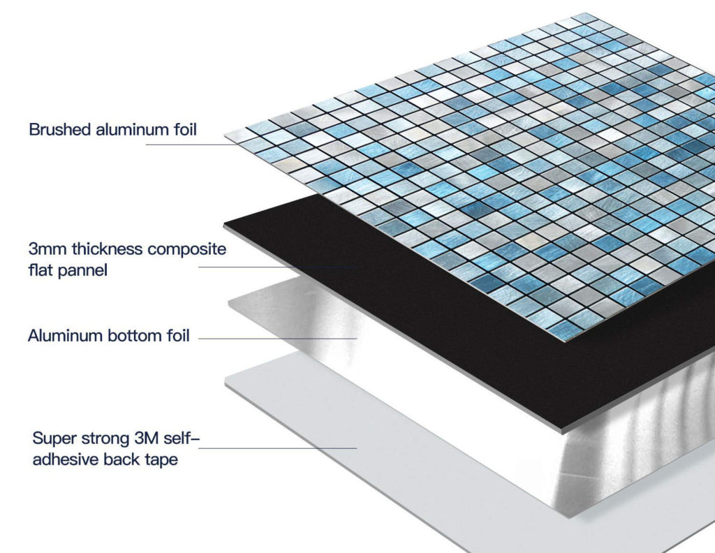 Self-Adhesive Wall Mosaic Tiles