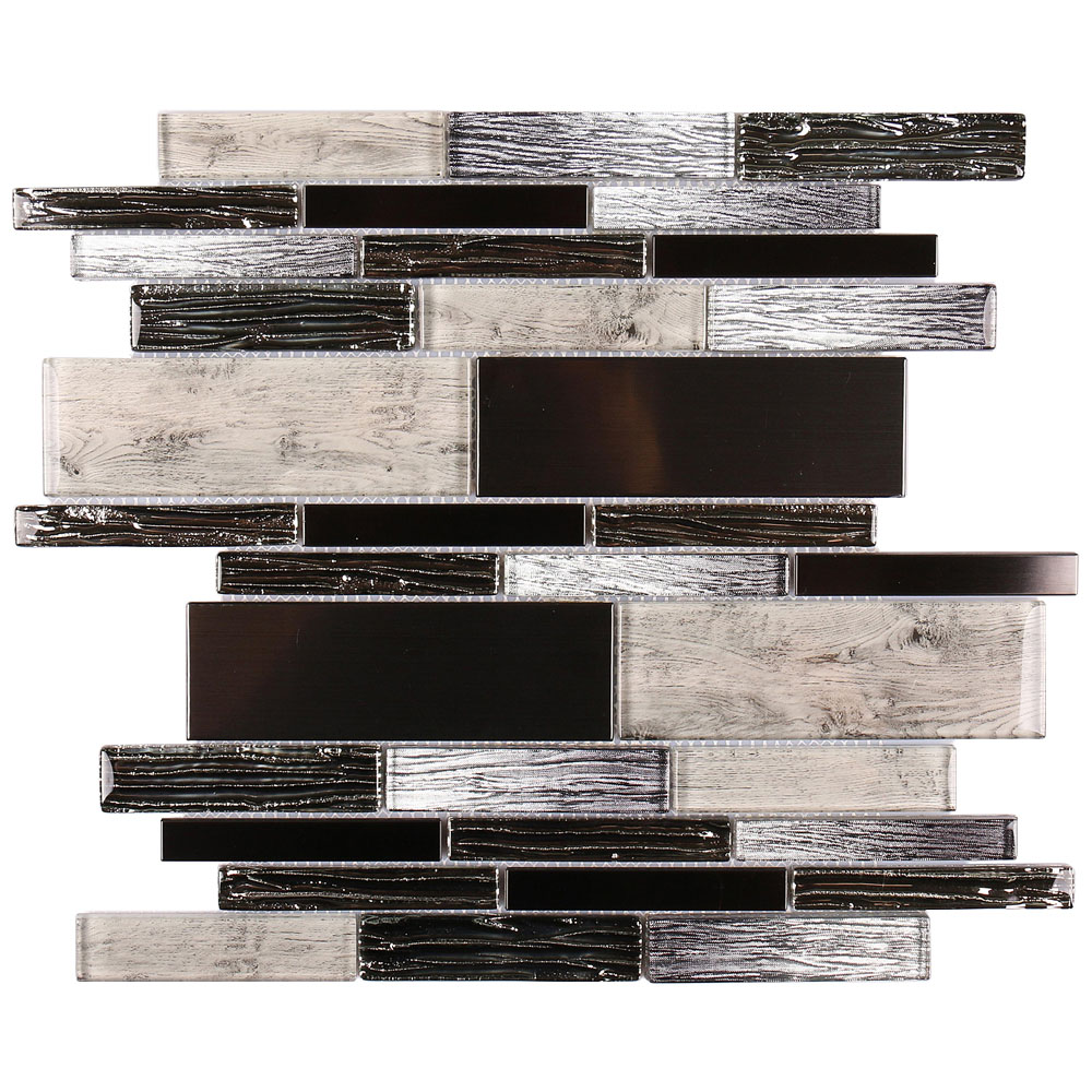 Stainless Steel Glass Mosaic for Kitchen Backsplash | TAI-DECOR®