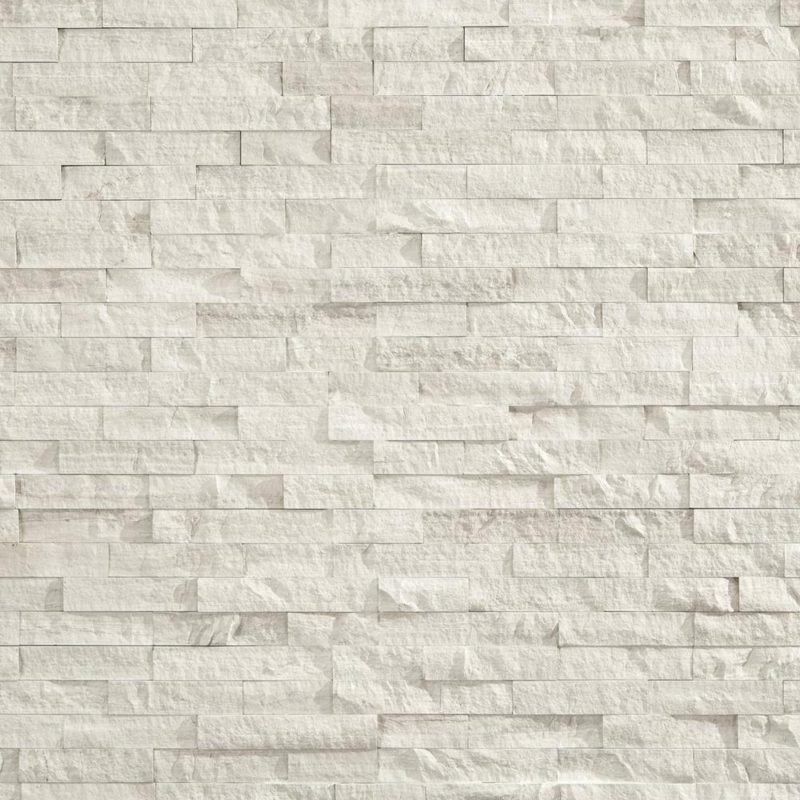 Wholesale White Stone Stacked Fireplace | TAI-DECOR®