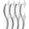 Waterjet White Marble Mosaic
