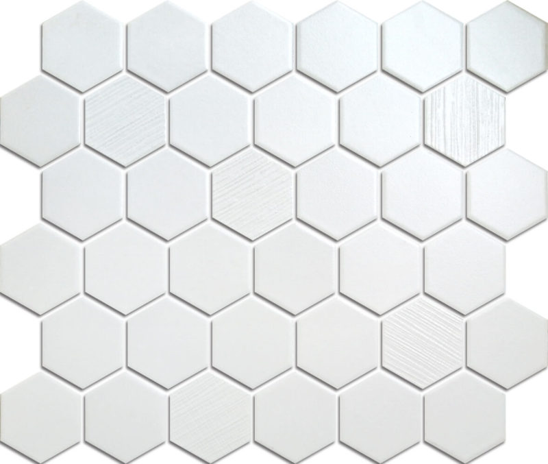 Ceramic Mosaic Hexagonal