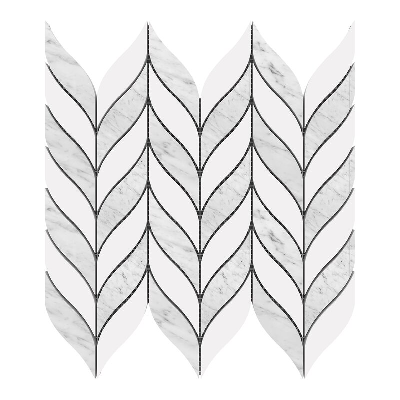 Calacatta Marble Mosaic Wall Tile
