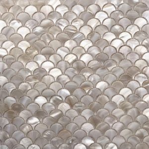 Fish Scale Mosaic Tiles for Backsplash
