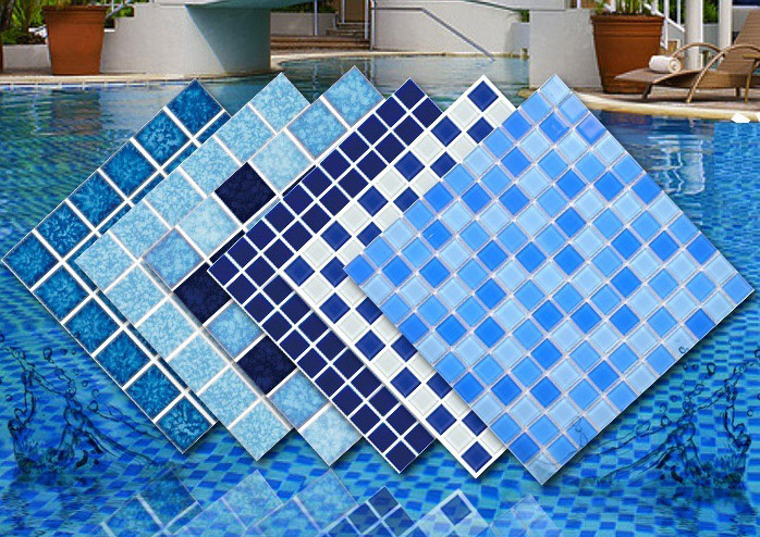 types of swimming pool mosaics