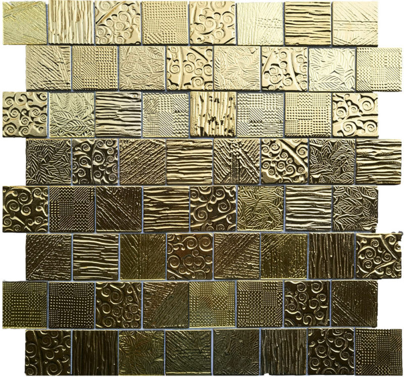 Electroplating Glass Mosaic Tile