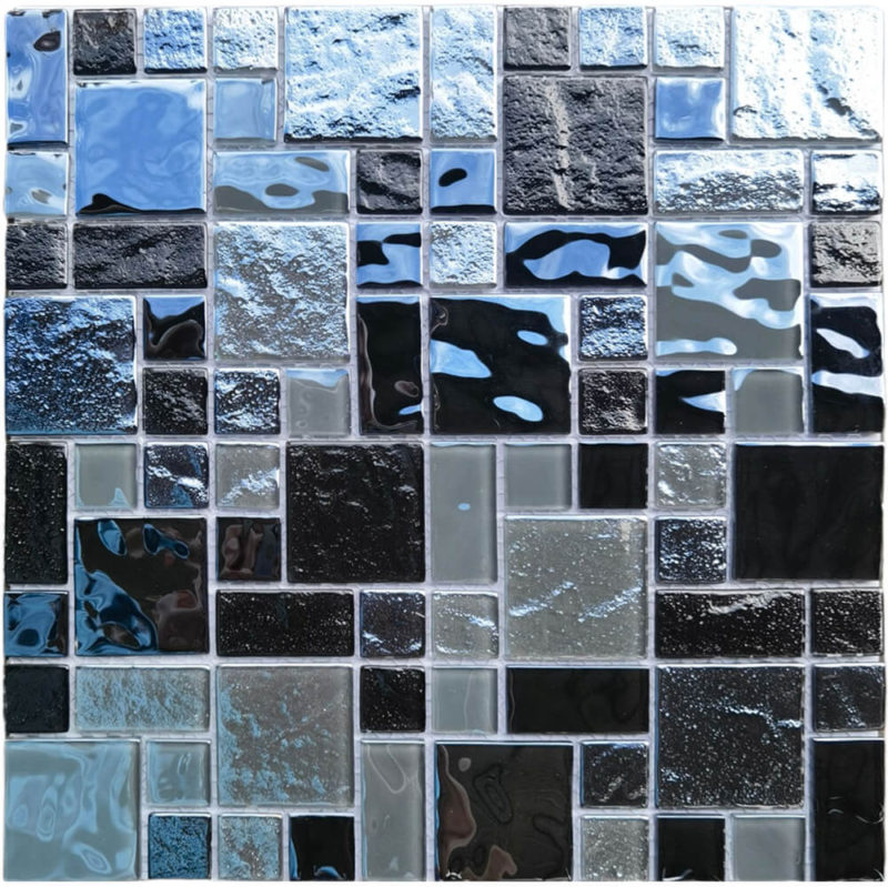 iridescent mosaic tile