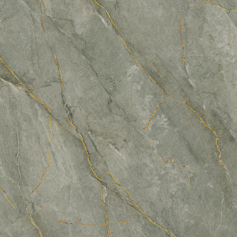 Grey Gold Marble Porcelain Floor Tiles