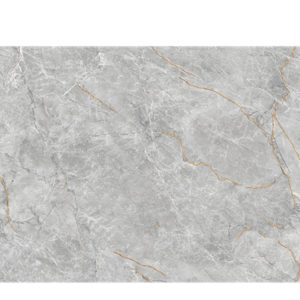 Grey Marble Golden Lines Porcelain Tiles