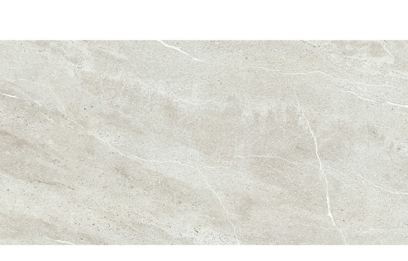 Rustic Light Grey Polished Porcelain Tile