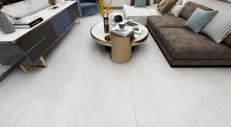 Light Grey Glazed Bathroom Porcelain Tile