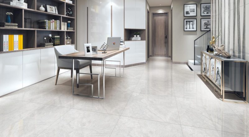 Gray Glazed Porcelain Flooring Tiles