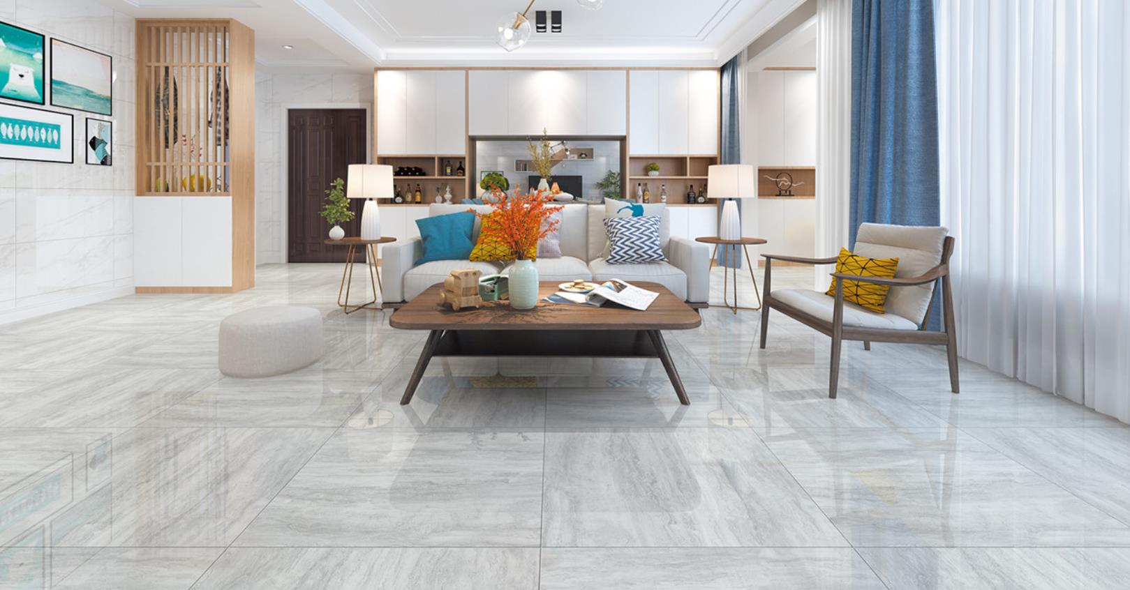 Vitrified Full Polished Floor Porcelain Tile