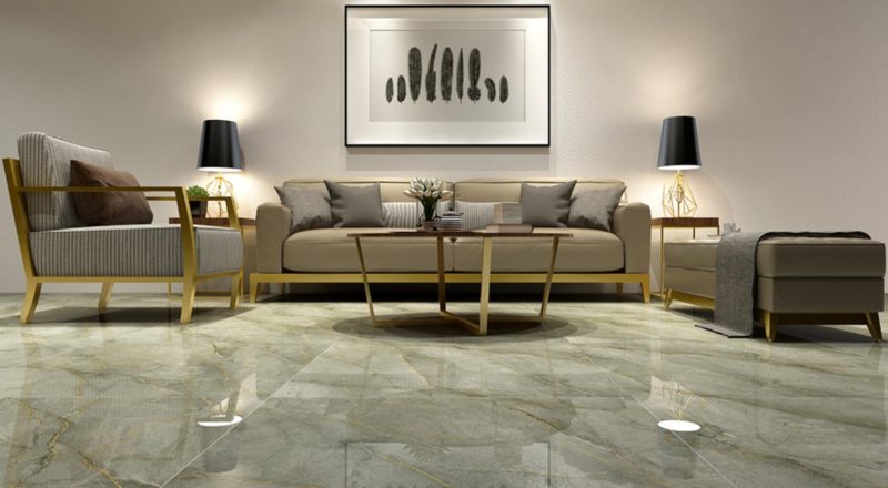 Wholesale Grey Gold Marble Porcelain Floor Tiles | TAI-DECOR®