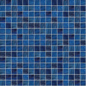 Square Blue Glass Tiles for Pool