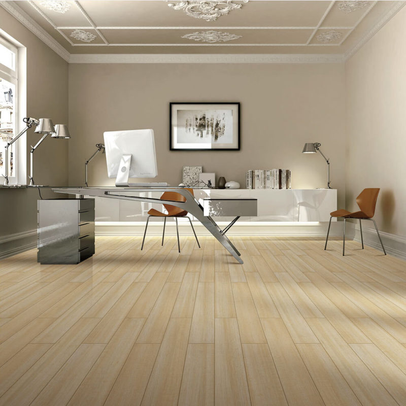 Beige Wooden Look Porcelain Tile