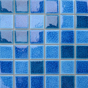 Blue Ceramic Pool Tile Mosaics
