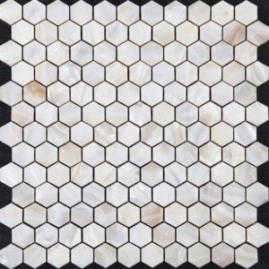 Shell Tile Bathroom Wall Backsplash Hexagon