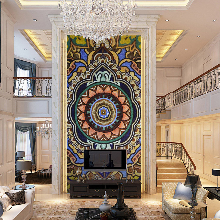 luxury wall mosaic art