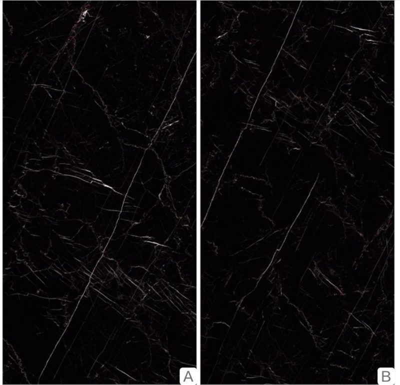 Black Marquina Sintered Stone Slab