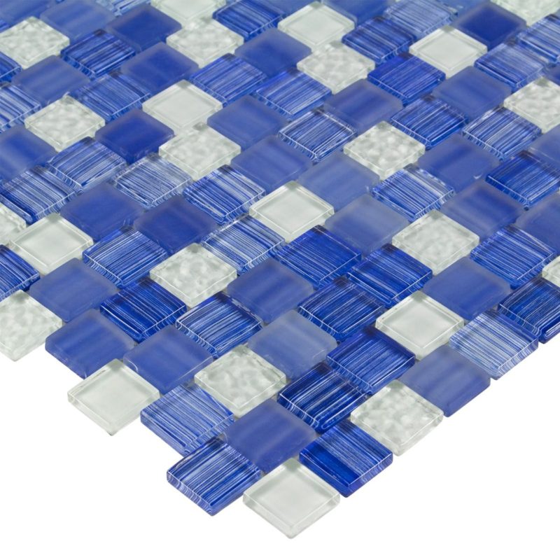 Glossy Swimming Pool Glass Mosaic