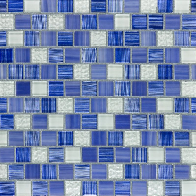 Glossy Swimming Pool Glass Mosaic