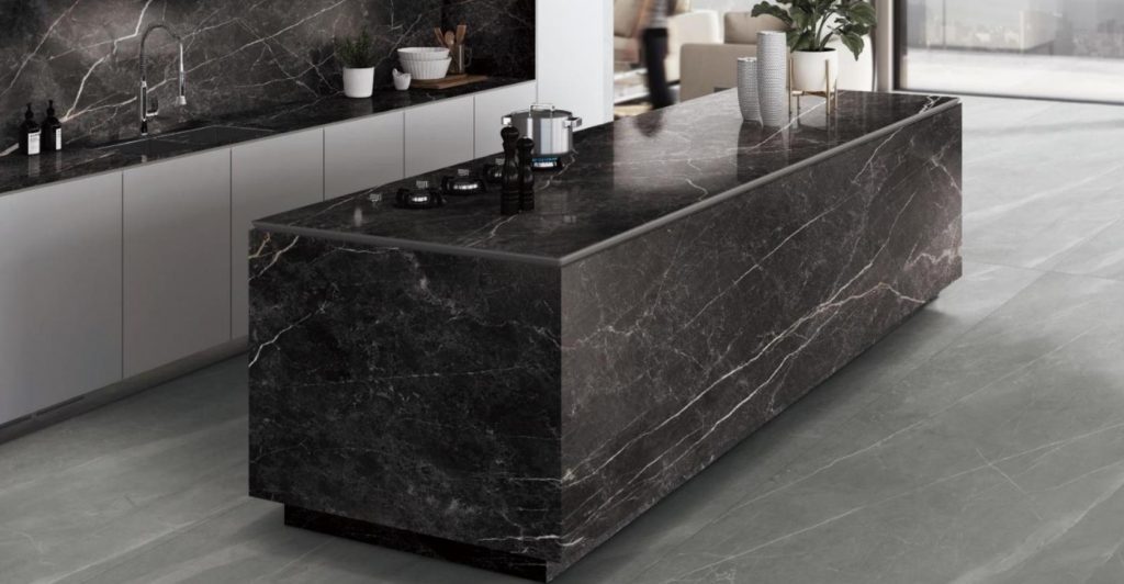 NAXOS ROCK kitchen island